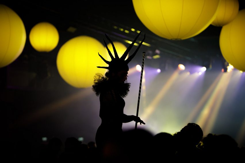 Dezeen Awards 2025 party. Photo is by Dann Emmons