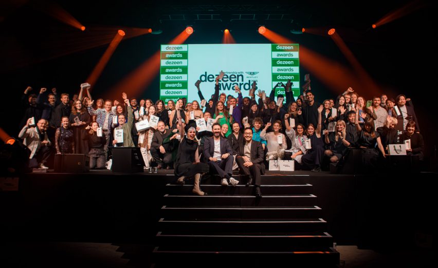 Dezeen Awards 2025 party. Photo is by Dann Emmons