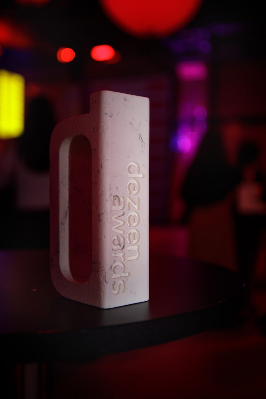Dezeen Awards 2025 party. Photo is by Dann Emmons