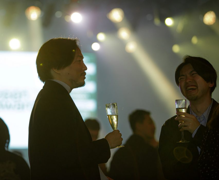Dezeen Awards 2025 party. Photo is by Dann Emmons