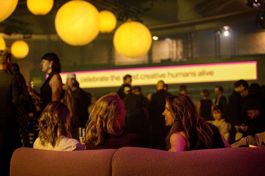Dezeen Awards 2025 party. Photo is by Dann Emmons