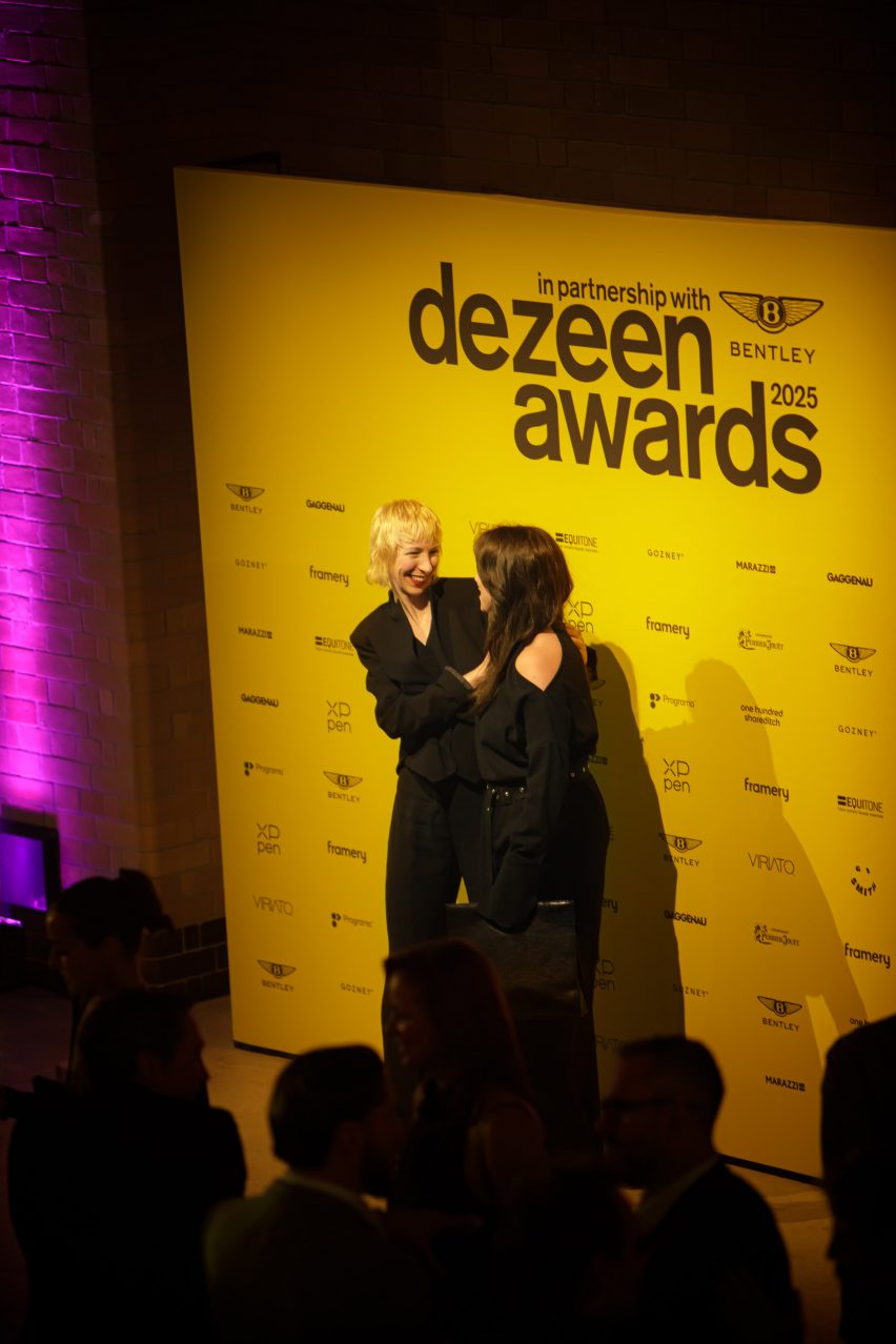 Dezeen Awards 2025 party. Photo is by Dann Emmons