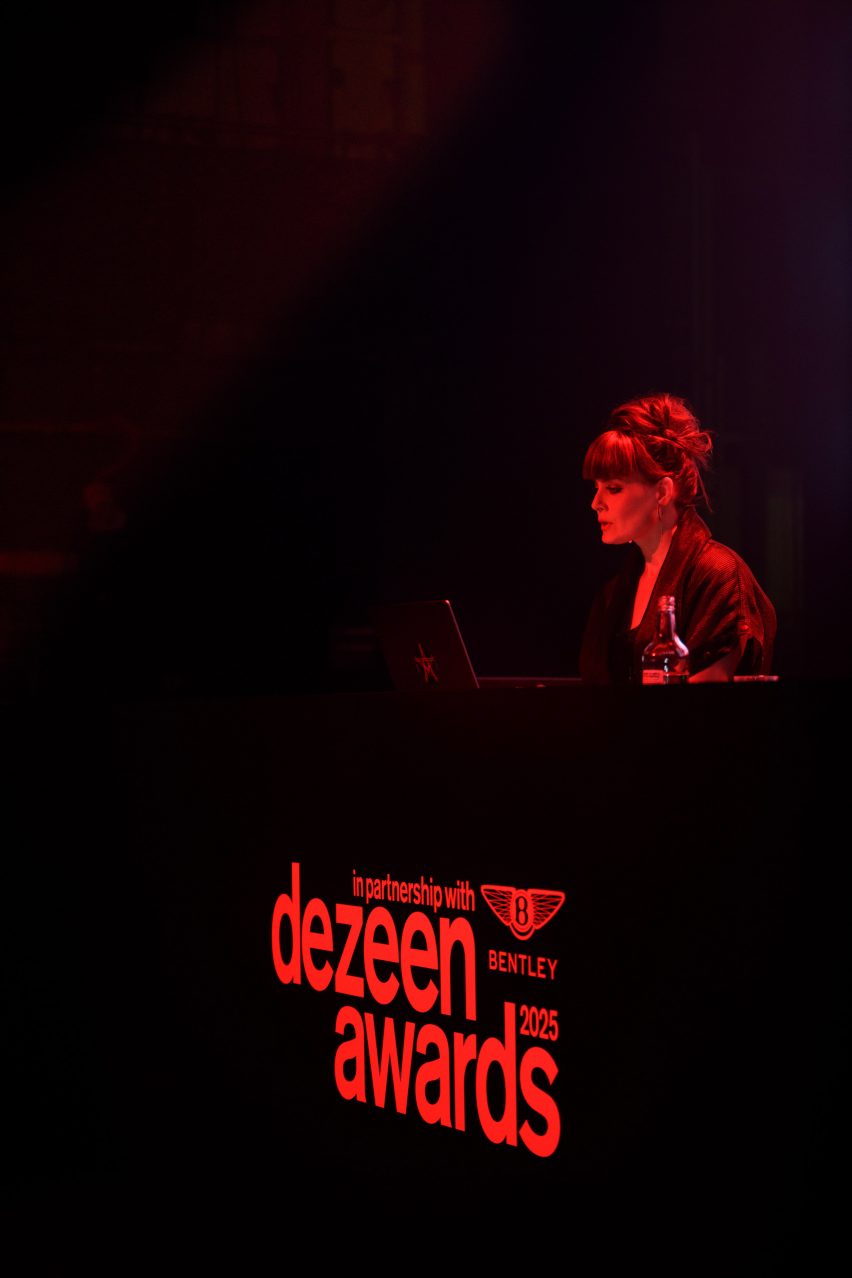 Dezeen Awards 2025 party. Photo is by Dann Emmons