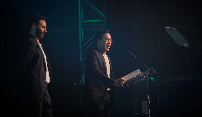 Dezeen Awards 2025 party. Photo is by Dann Emmons