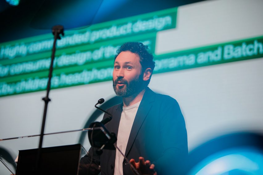 Dezeen Awards 2025 party. Photo is by Dann Emmons