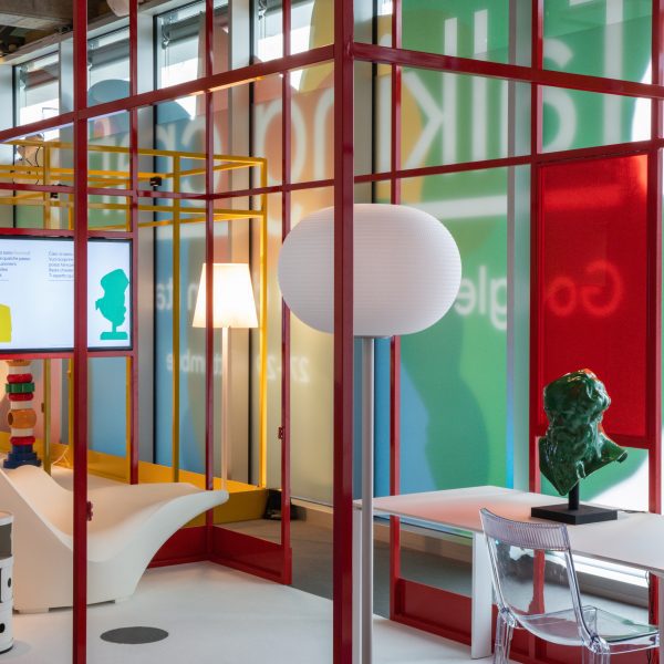 image of colourful building interior