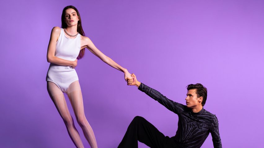 photo of two models posing