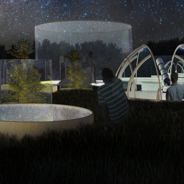 visualisation of star gazing facility interior