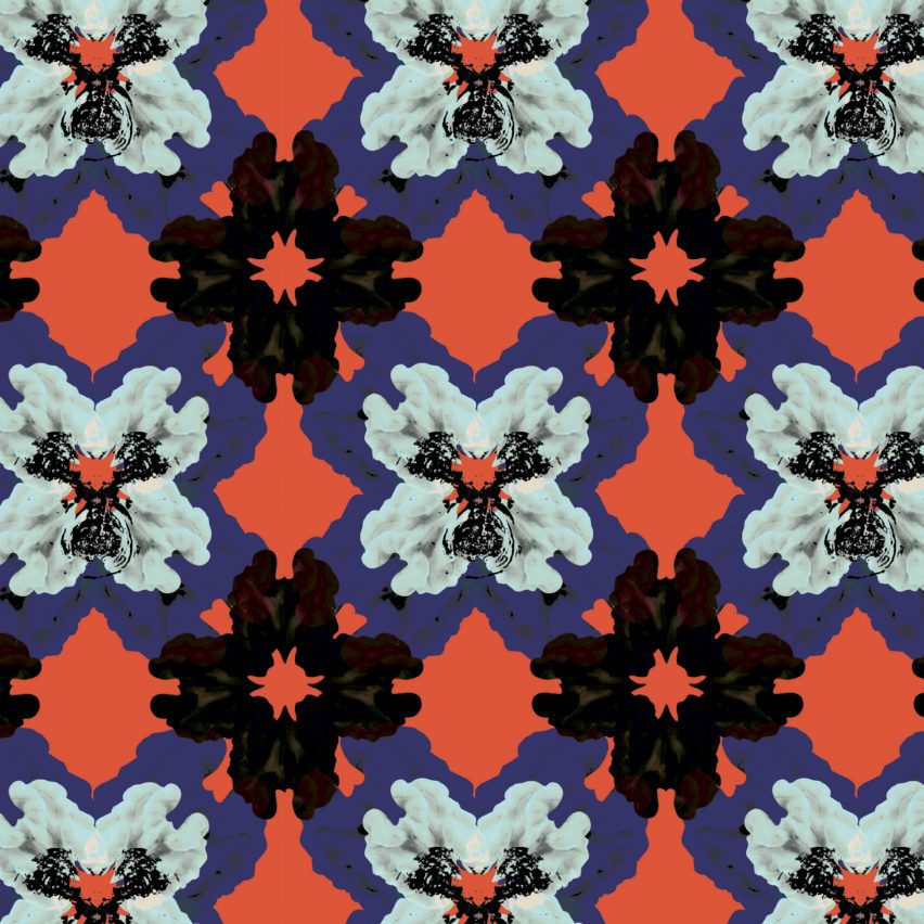 image of colourful print design