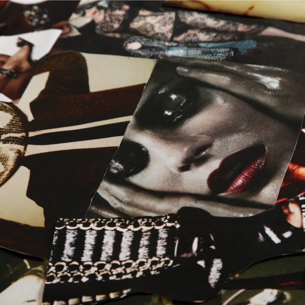 Close up of fashion imagery