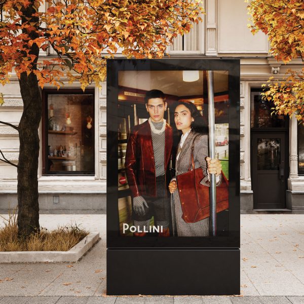 visualisation of bus stop advertisement