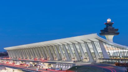 Eero Saarinen-designed Dulles Airport