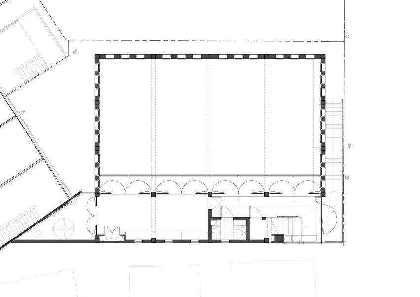 Plan of Soweto Caracas Community Centre by Empower