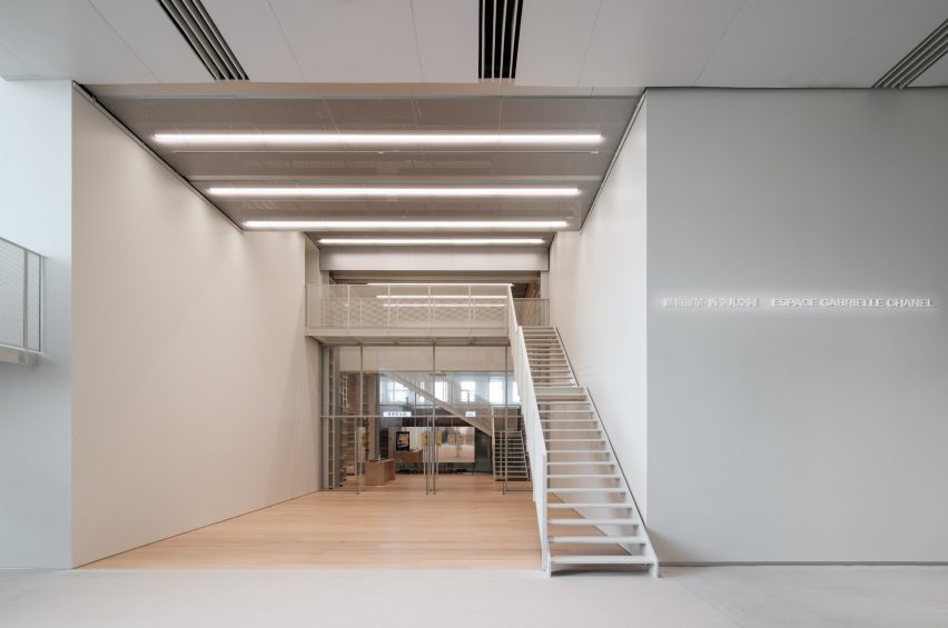 Espace Gabrielle Chanel in the Power Station of Art by Kazunari Sakamoto