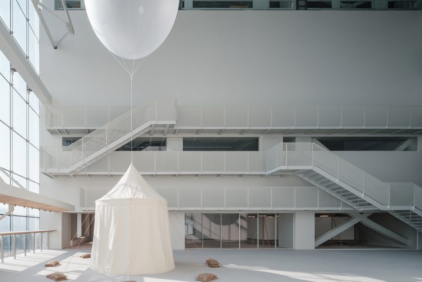 Espace Gabrielle Chanel in the Power Station of Art by Kazunari Sakamoto