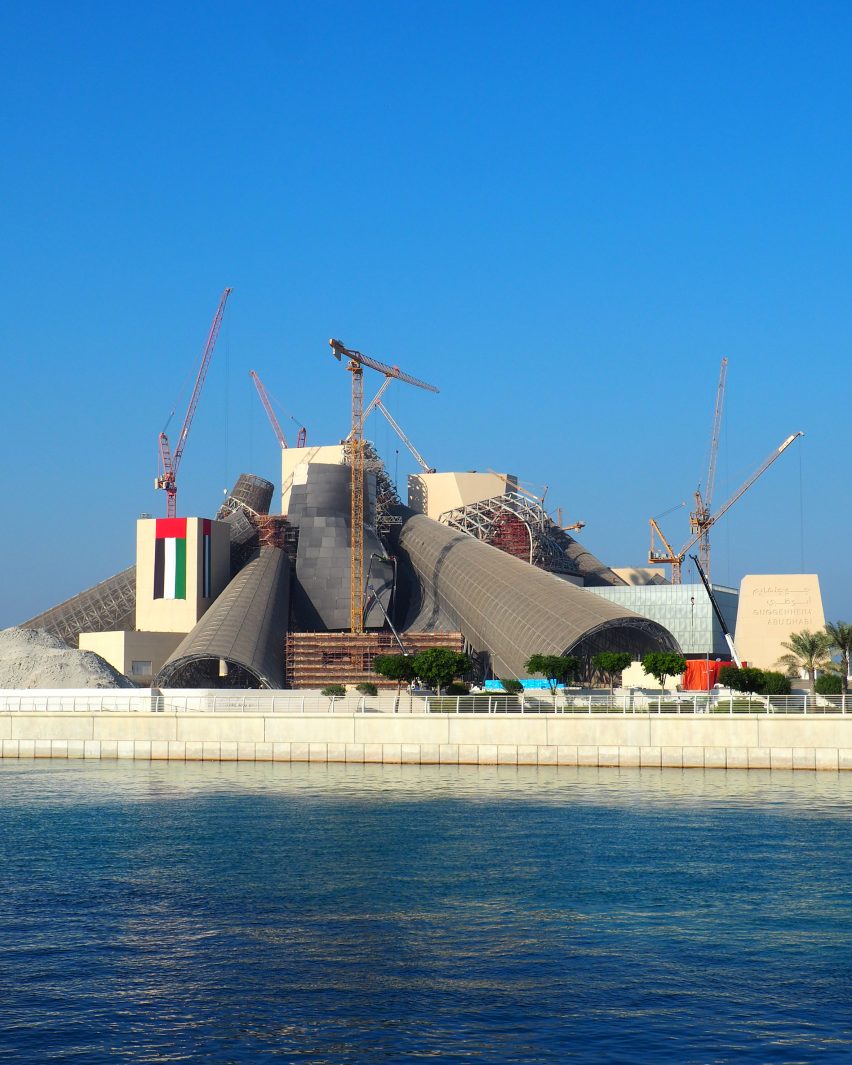 Guggenheim Abu Dhabi is nearing completion