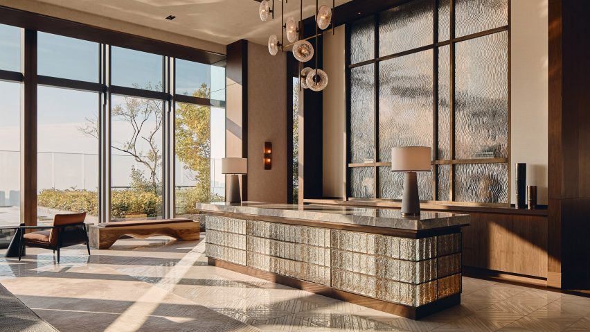 Lobby of Fairmont Tokyo by BAR Studio