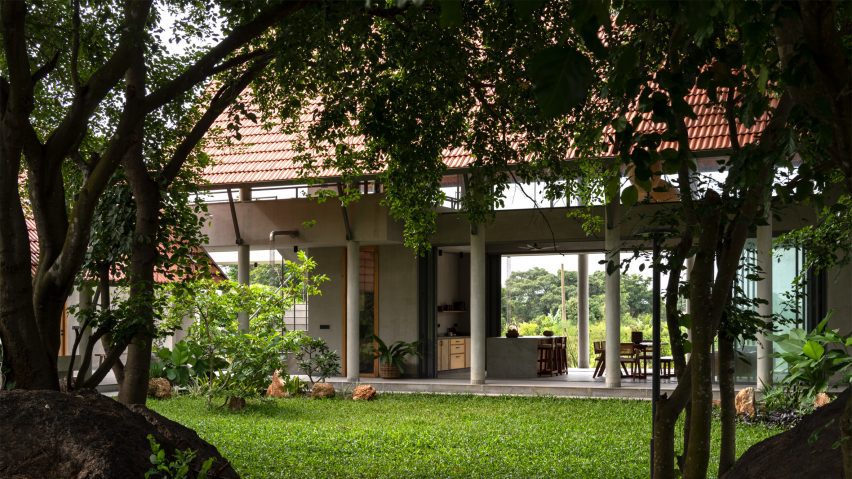House by the Grove in India by Taliesyn