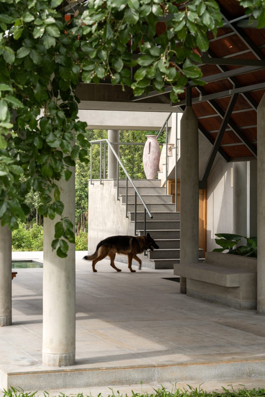 House by the Grove in India by Taliesyn