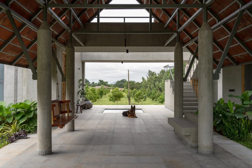 House by the Grove in India by Taliesyn