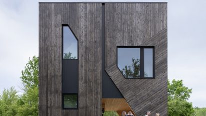 Cubic cedar house