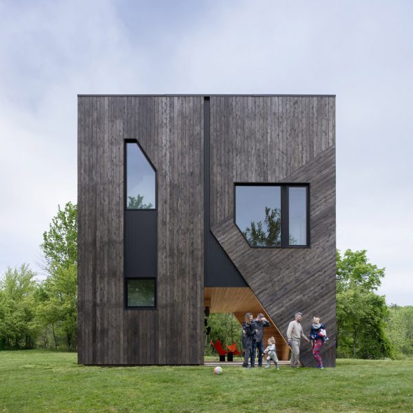 Cubic cedar house