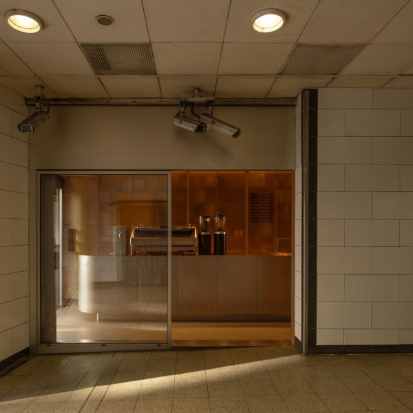Joe Blake's espresso bar in Holborn, London designed by EBBA