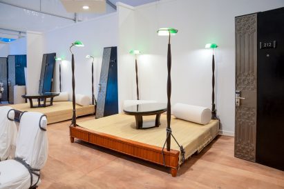 Day beds at Mubai cafe