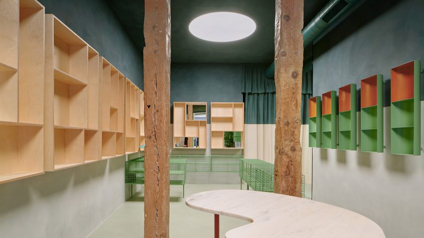 Cosmetics store interior