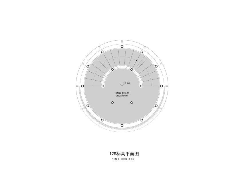 Lunar Tower Haikou China 12m floor plan