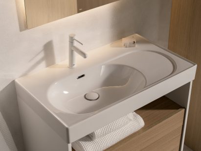 Meridian collection basin by Roca