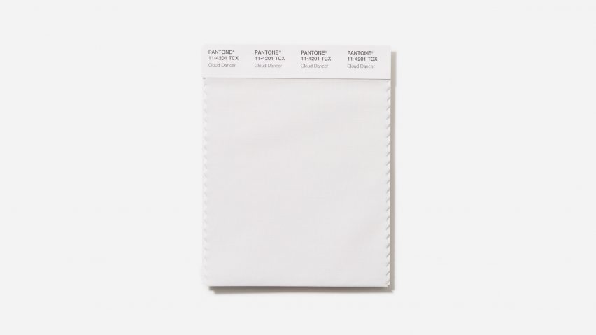 Cloud Dancer by Pantone
