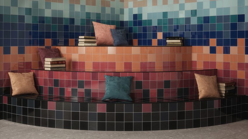 Prismatics tiles by Johnson Tiles