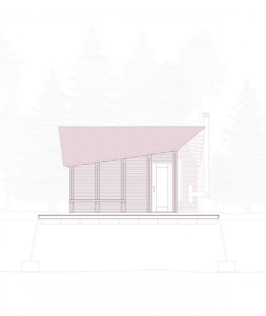 Elevation of Watercave by Rabagast Studio