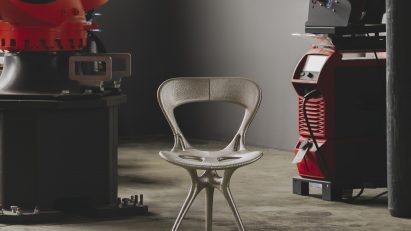 Ross Lovegrove x Google DeepMind x Modem chair