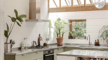 Kitchen and dining room of A Simple Addition by OEB Architects