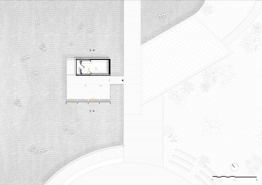 Plan of The Bloom Box by SoBA Architects