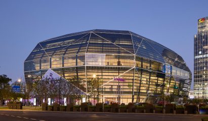 Events venue exterior by SOM