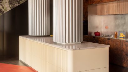 Kitchen of Tabula Studio office in Bilbao