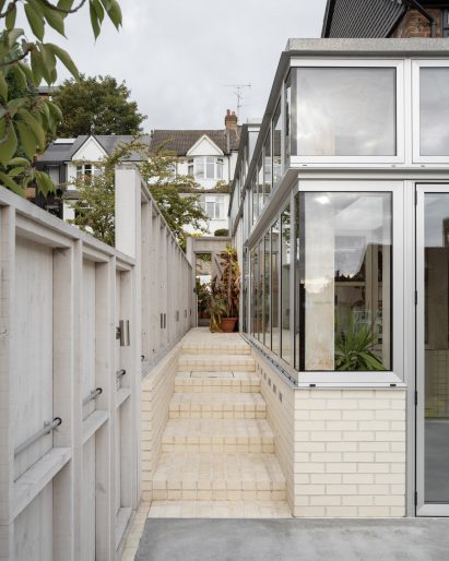 Side access to Tabberner Cook House by James Alder Architects