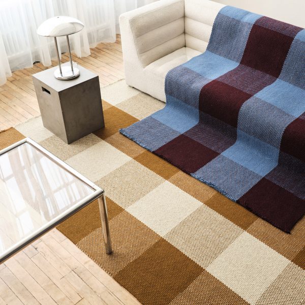 Tartan Shuttle Weave rugs by Cicil