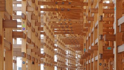 The Ring timber structure Sou Fujimoto