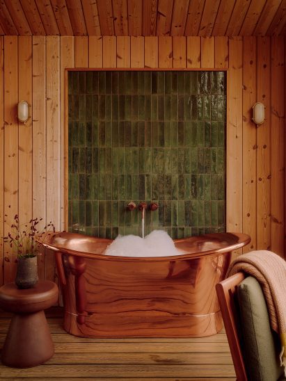 The Reserve lodge at Chester Zoo, designed by Jolie