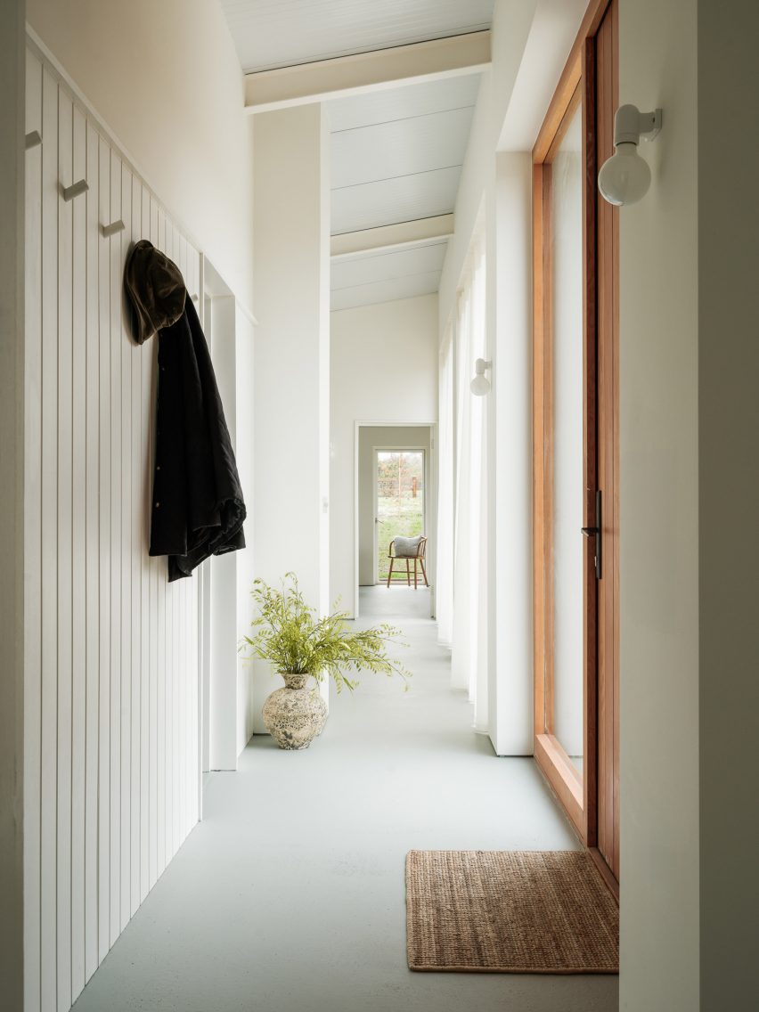 Long corridor inside house