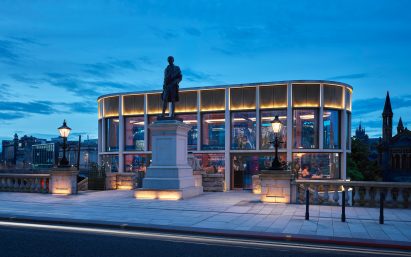 Pavilion at Union Terrace Gardens by Stallan-Brand Architecture + Design and LDA Design