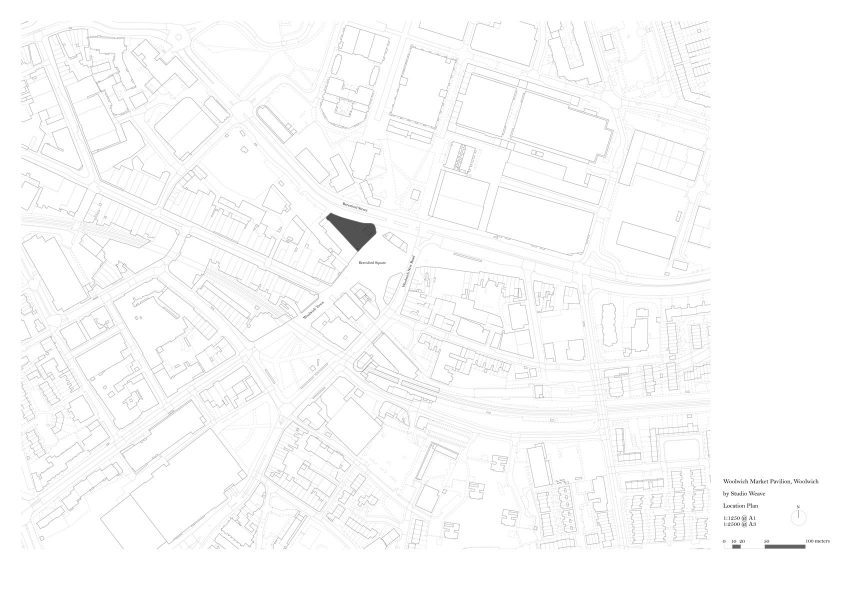 Woolwich Market Pavilion and Garden location plan