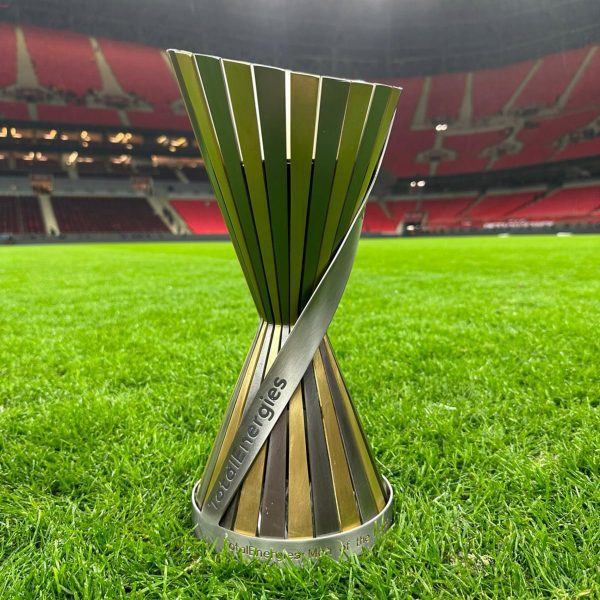 Africa Cup of Nations Man of the Match trophy by Yinka Ilori