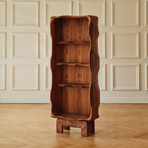 Photo of wooden shelving unit