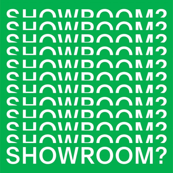 Logo for the Testing Grounds Showroom? exhibition by Form Us With Love