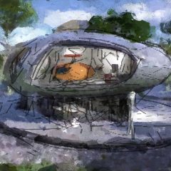 Home design by Ai Da Robot and Aiden Meller